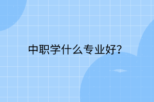 中職學什么專業(yè)好？