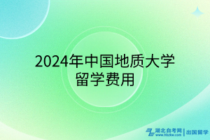 2024年中國地質(zhì)大學留學費用