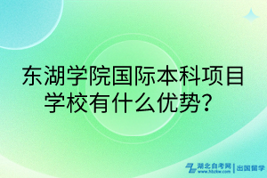 東湖學(xué)院國(guó)際本科項(xiàng)目學(xué)校有什么優(yōu)勢(shì)? 東湖學(xué)院國(guó)際本科項(xiàng)目學(xué)校有什么優(yōu)勢(shì)?