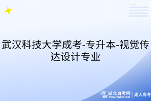 武漢科技大學成考-專升本-視覺傳達設(shè)計專業(yè)