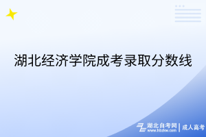 湖北經(jīng)濟(jì)學(xué)院成考錄取分?jǐn)?shù)線