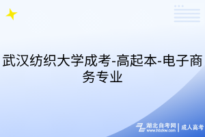 武漢紡織大學(xué)成考-高起本-電子商務(wù)專業(yè)
