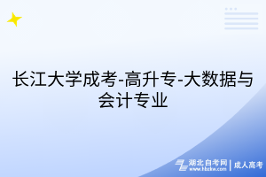 長(zhǎng)江大學(xué)成考-高升專-大數(shù)據(jù)與會(huì)計(jì)專業(yè)