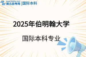 2025年伯明翰大學(xué)國際本科專業(yè)，如何選擇？
