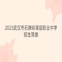2023武漢市石牌嶺高級(jí)職業(yè)中學(xué)招生簡(jiǎn)章