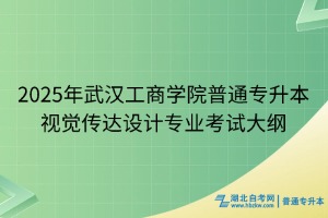 2025年武漢工商學(xué)院普通專升本視覺(jué)傳達(dá)設(shè)計(jì)專業(yè)考試大綱