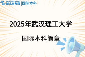2025年武漢理工大學(xué)國際本科招生簡章