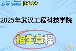 2025年武漢工程科技學(xué)院招生章程