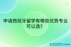 申請西班牙留學有哪些優(yōu)勢專業(yè)可以選？