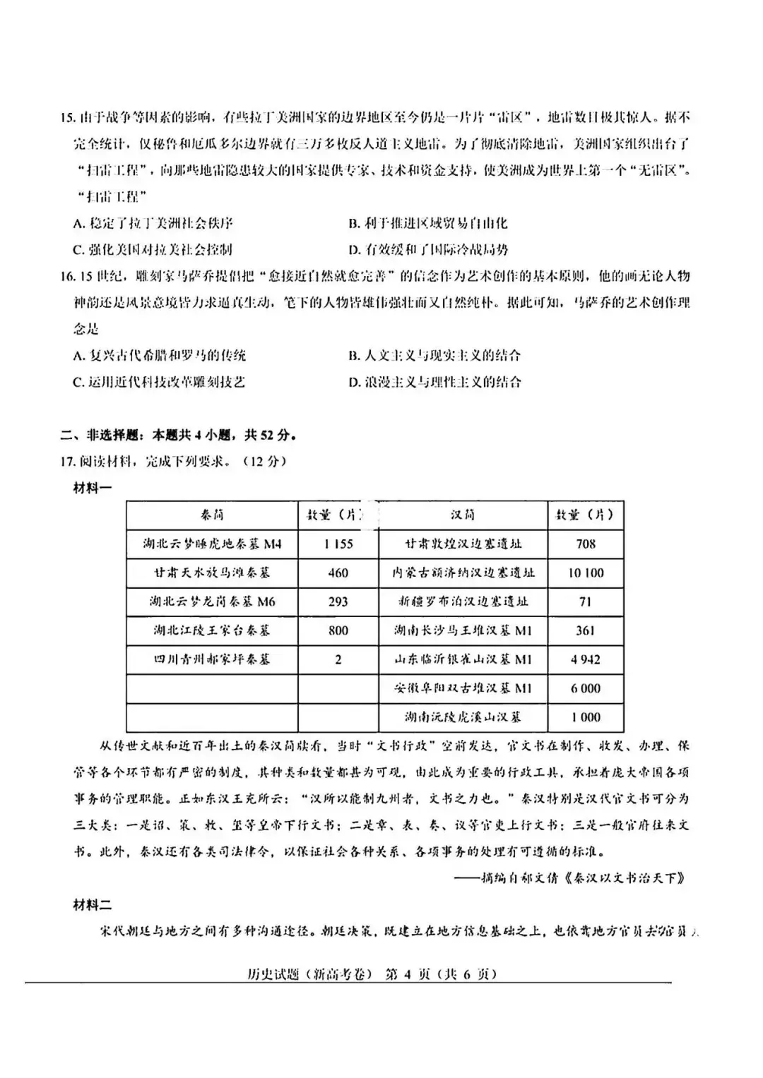 2024年歷史真題 (4)