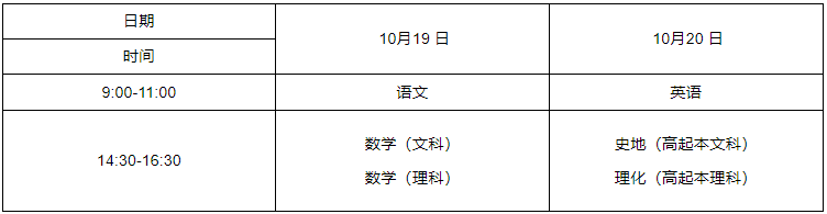 2024年湖北成人高考高中起點(diǎn)升本、專科考試時(shí)間表 2024年湖北成人高考高中起點(diǎn)升本、專科考試時(shí)間表