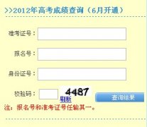 2012年湖北高考成績(jī)查詢_湖北高考分?jǐn)?shù)查詢