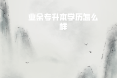 華中科技大學(xué)業(yè)余專(zhuān)升本學(xué)歷怎么樣