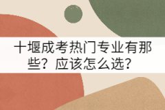 十堰成考熱門專業(yè)有那些？應該怎么選？