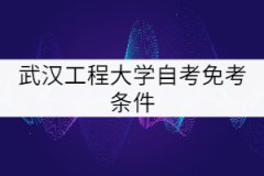 武漢工程大學(xué)自考免考條件