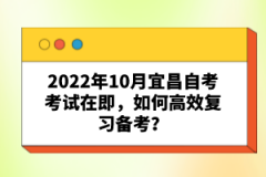 2022年10月宜昌自考考試在即,如何高效復(fù)習(xí)備考?